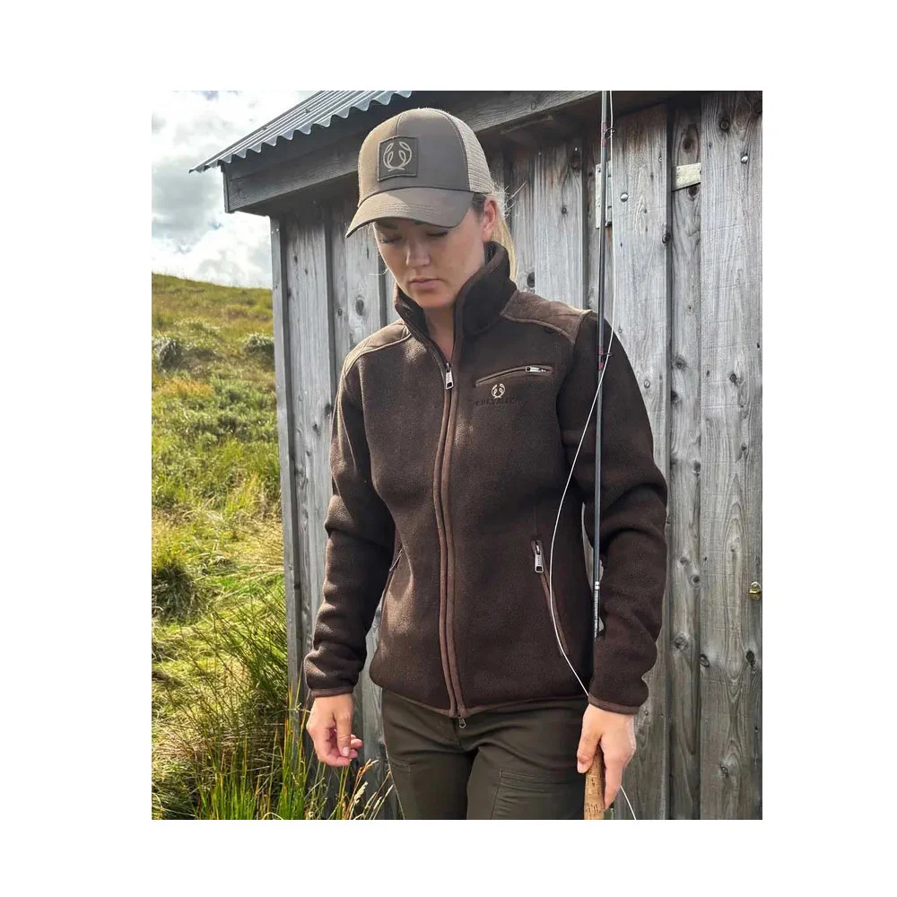 Chevalier Ashwick Damen Fleecejacke braun – Bild 3