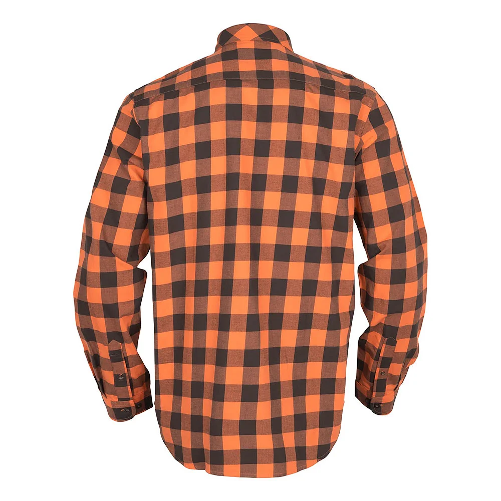 Härkila Scandinavian Hemd orange-schwarz kariert – Bild 2