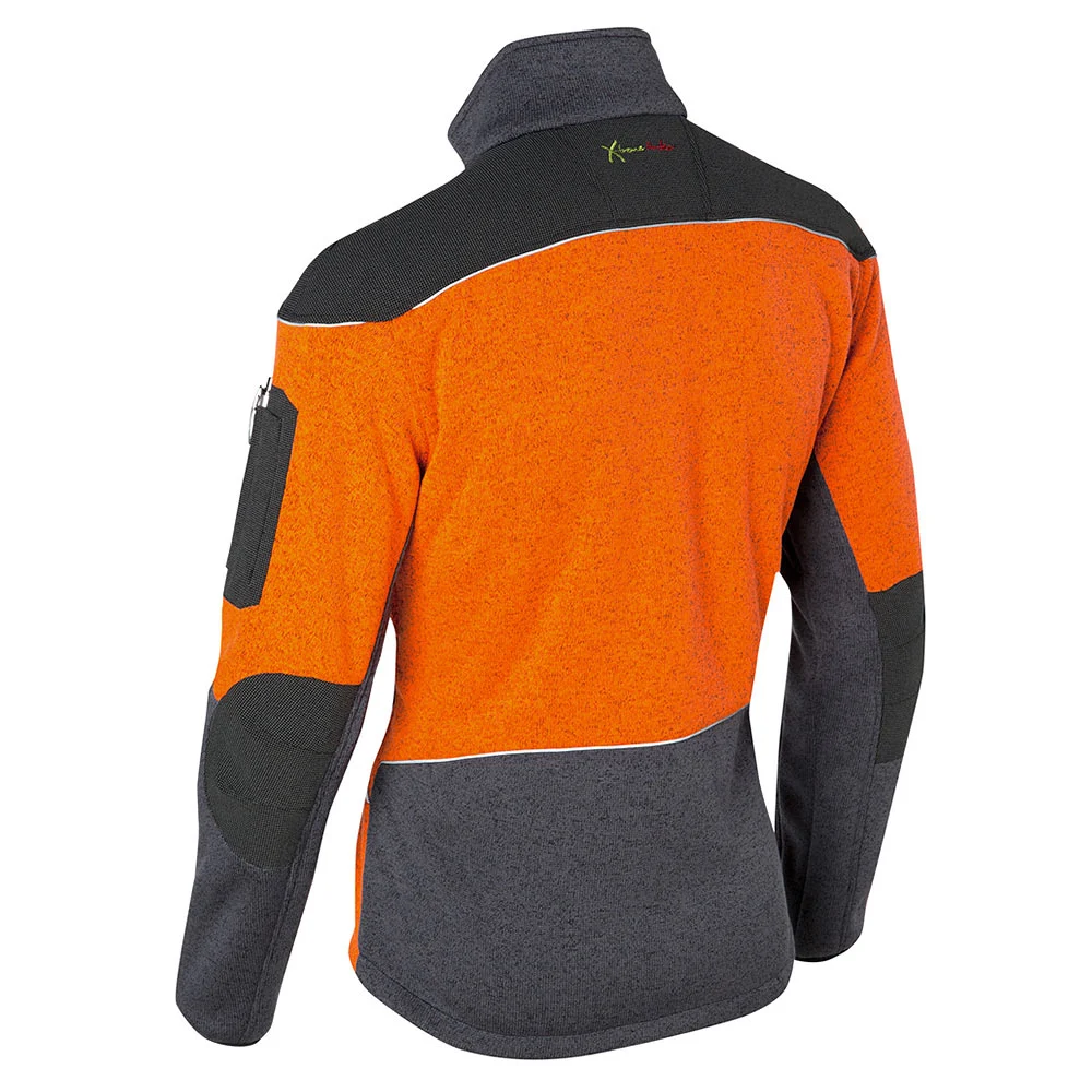 PSS X-treme Arctic Fleecejacke orange-grau – Bild 3