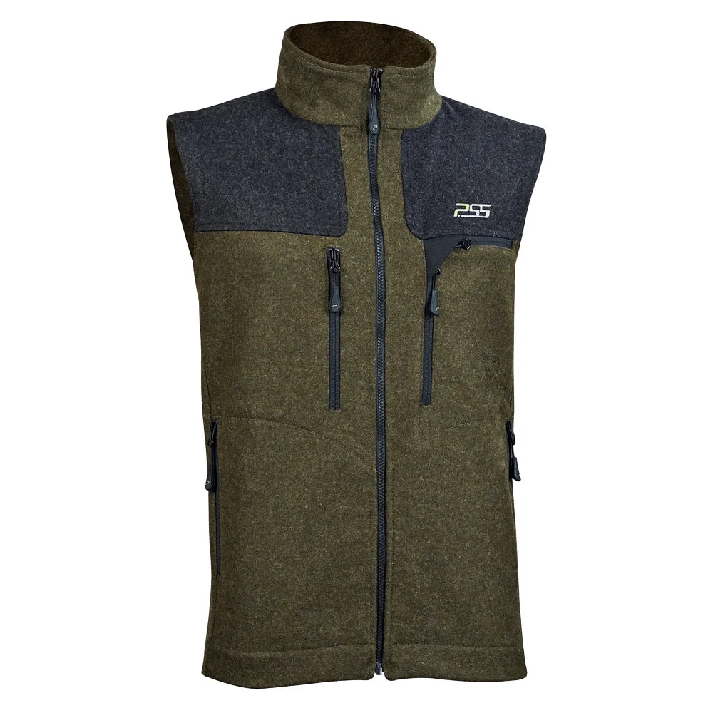 PSS X-treme Herren Jagd-Lodenweste grün