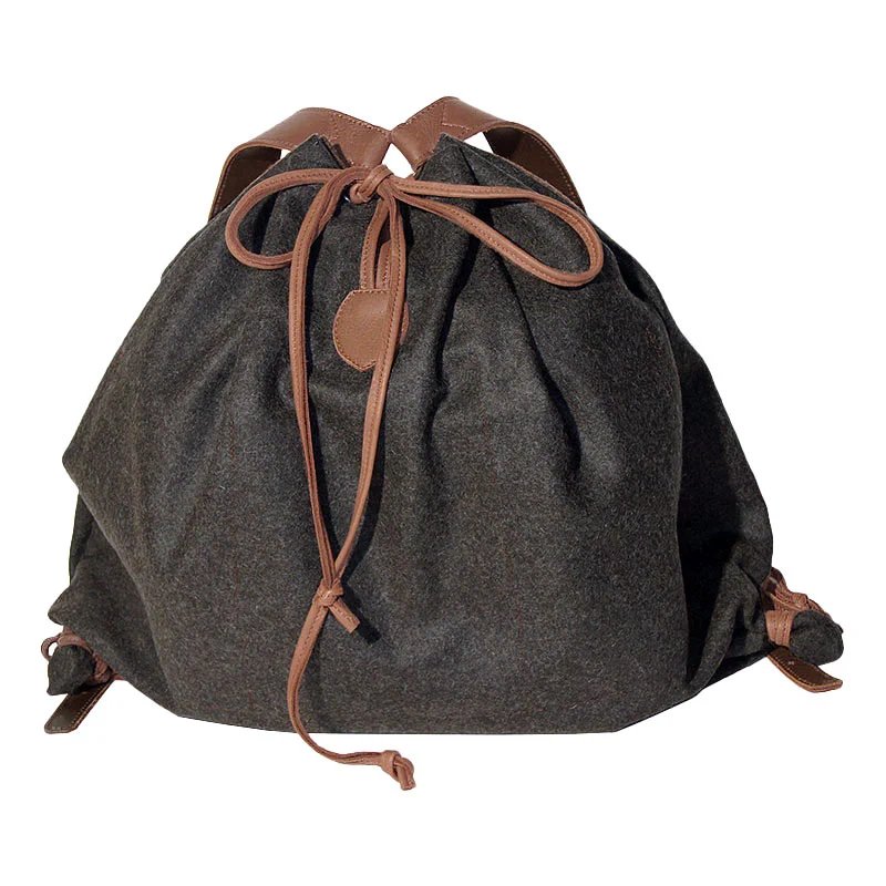 AKAH Gebirgsrucksack Loden + Elchleder