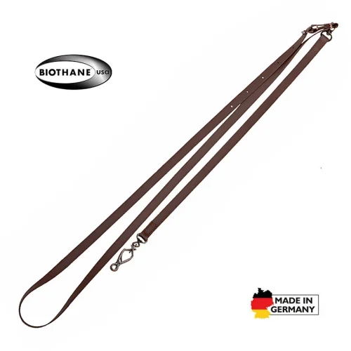 AKAH Hundeleine Biothane braun