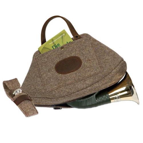 AKAH Wollfilz Jagdhorntasche