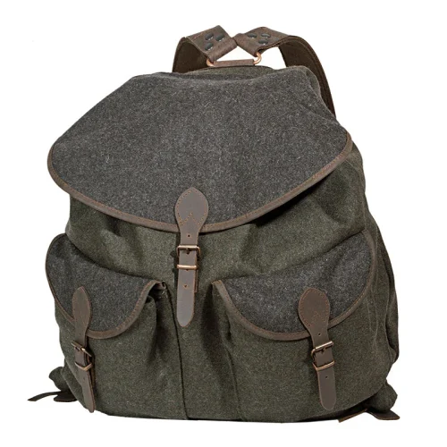 AKAH Loden-Rucksack grün/grau