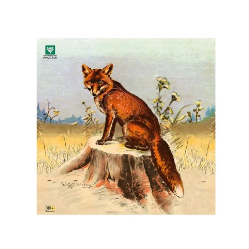 DJV-Luftgewehrscheibe Fuchs 10 m