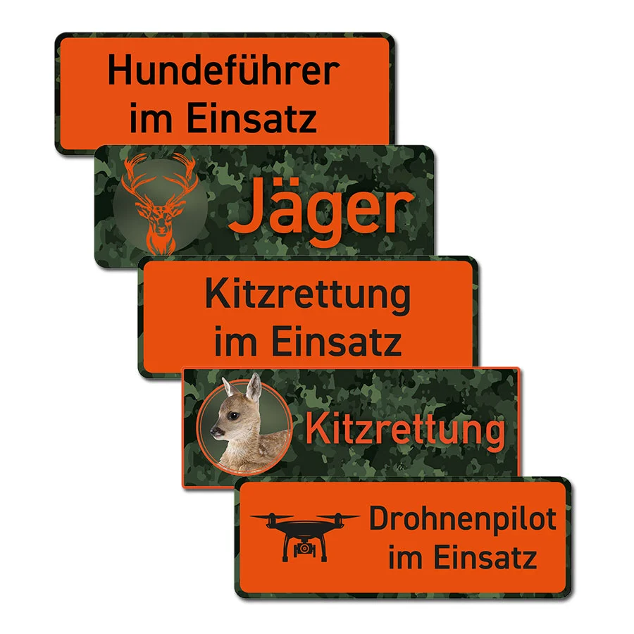 Jagd-Autoschild mit Magnet