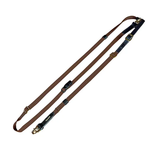 Niggeloh 2in1 Hundeleine 20 mm braun