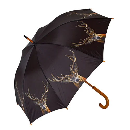 Regenschirm mit Hirsch-Motiv