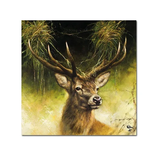 Servietten mit Hirsch-Motiv