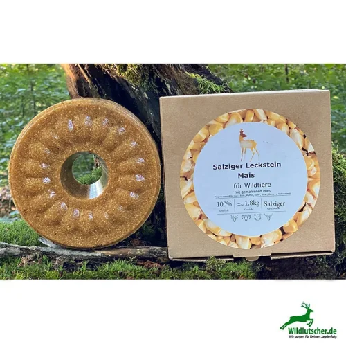 Wildlutscher Leckstein salziger Mais
