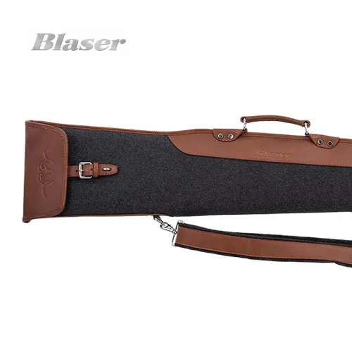 Blaser Loden/Leder Flintenfutteral Slipbag
