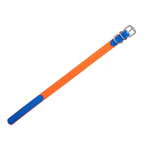 Farm-Land Hundehalsband orange-blau