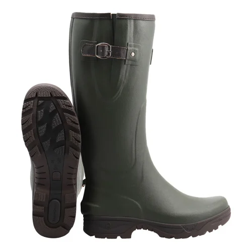 Rouchette Veneur Damen Gummistiefel grün